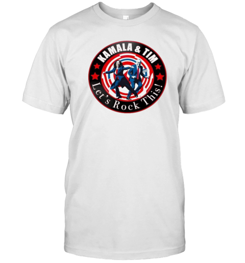Kamala Harris Tim Walz Campaign Let's Rock This Harris Walz 2024 T-Shirt