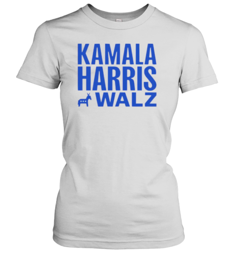 Kamala Harris Walz 2024 Donkey T- Classic Women's T-shirt