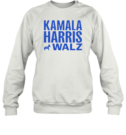 Kamala Harris Walz 2024 Donkey T- Unisex Sweatshirt
