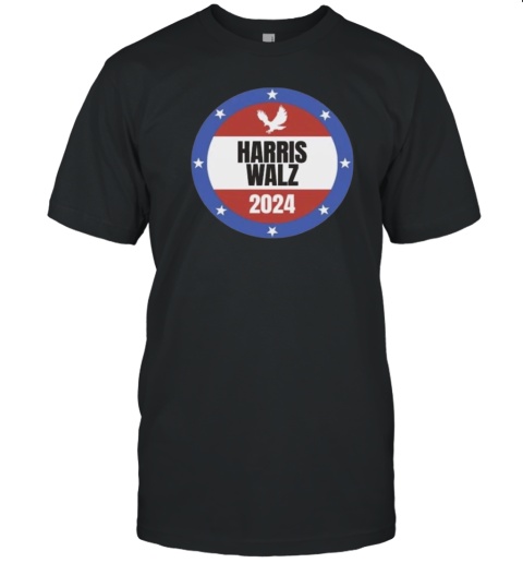 Kamala Walz Harris Walz 2024 Circle T-Shirt