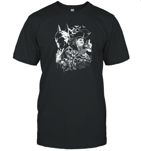 The Bat The Cat The Penguin Batman Returns T-Shirt
