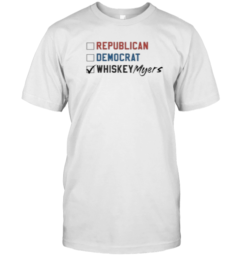 Whiskey Myers Ballot Republican Democrat T-Shirt
