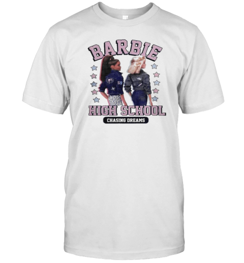 Barbie High School Little Girls Grey Marl T-Shirt