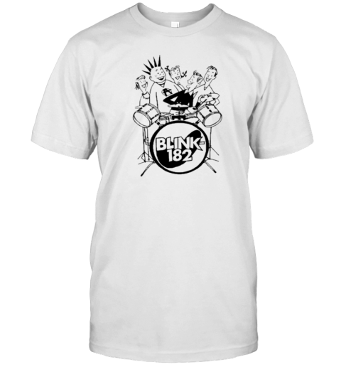 Blink 182 Cartoon Band T-Shirt