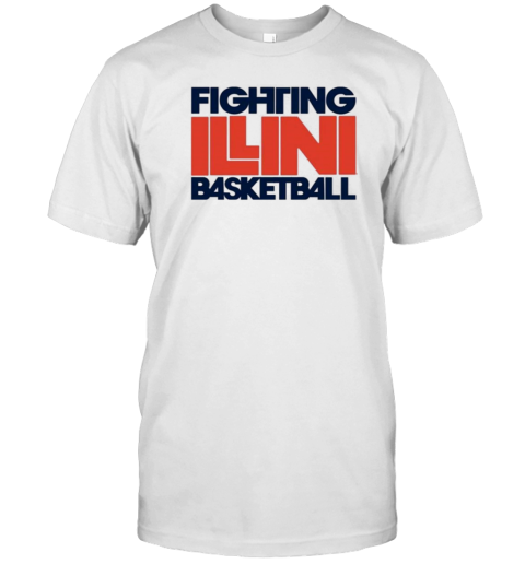 Fighting Illini Basketball Retro Ringer T-Shirt