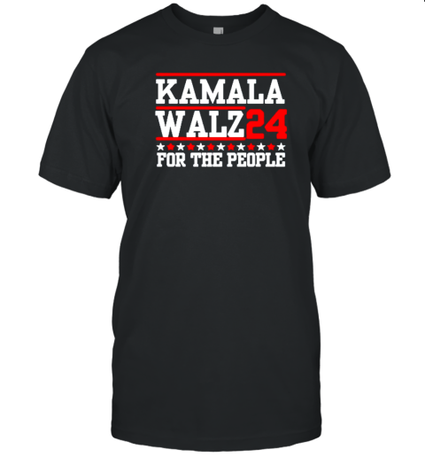 Harris Walz 2024 For The People Kamala Harris And Tim Walz Presidential Election T- Classic Men's T-shirt