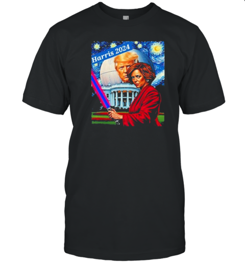 Kamala Harris Presidential Election Harris 2024 Star Wars T-Shirt