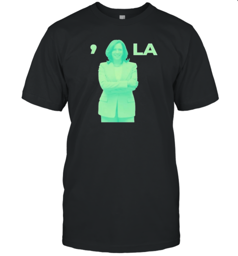 La Kamala Harris Minimalist Pronunciation Liberty Green T-Shirt