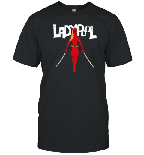 Ladypool With Swords Marvel Studios Deadpool Wolverine T- Classic Men's T-shirt