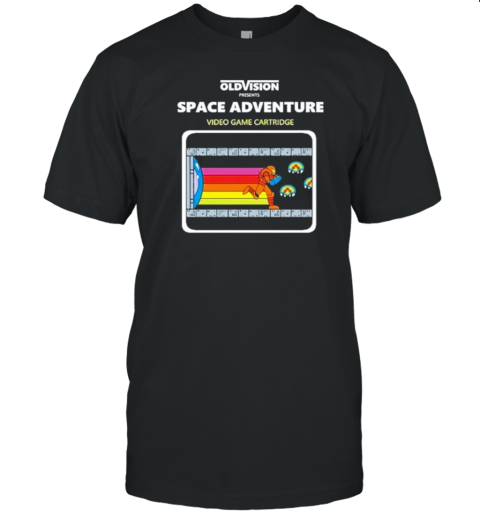 Metroid Oldvision Presents Space Adventure Video Game Cartridge T-Shirt