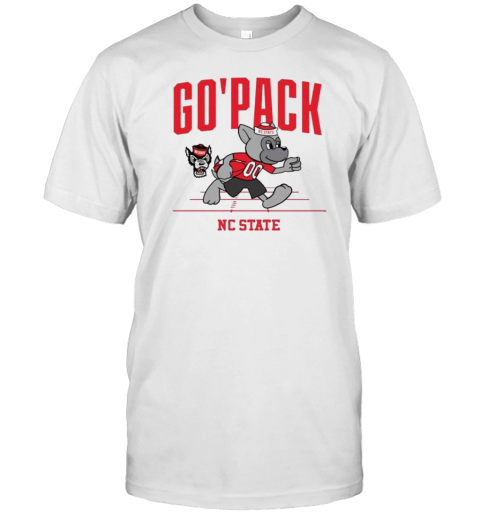 Nc State Football Go Pack Mascot T- Classic Men's T-shirt