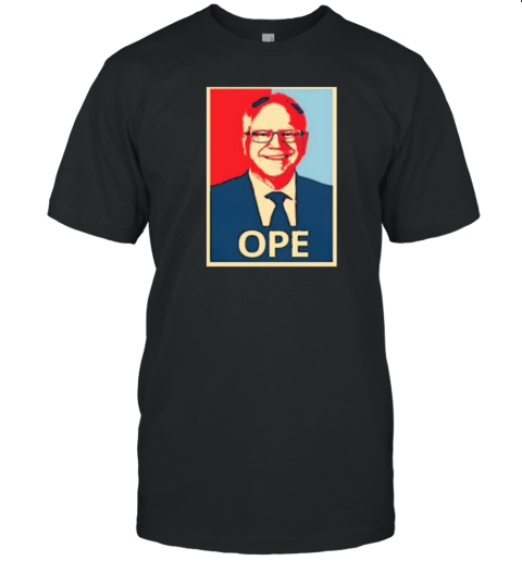 Official Tim Walz Ope T-Shirt