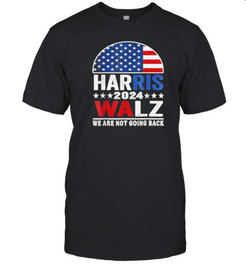 Retro Harris Walz 2024 We Are Not Going Back T- Classic Men's T-shirt