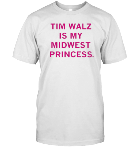 Tim Walz Is My Midwest Princess Pink T- Classic Men's T-shirt