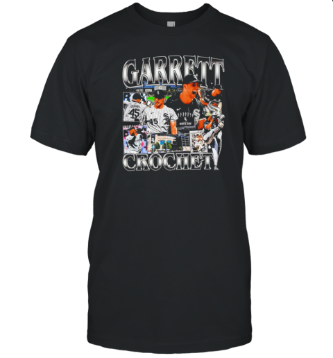 Garrett Crochet White Sox Baseball Jersey T-Shirt