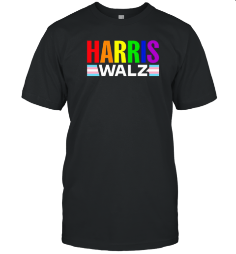 Harris Walz LGBTQ  Trans Pride T- Classic Men's T-shirt