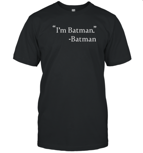 Josh Gad Wearing Im Batman T-Shirt