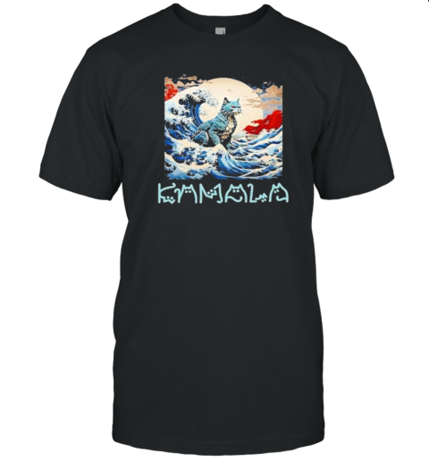 Kamala Harris Blue Cats Wave For Kamala Funny T-Shirt