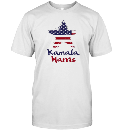 Kamala Harris For President Star American Flag T- Classic Men's T-shirt