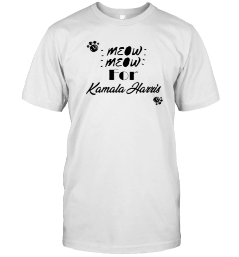 Official Meow Meow For Kamala Harris T-Shirt