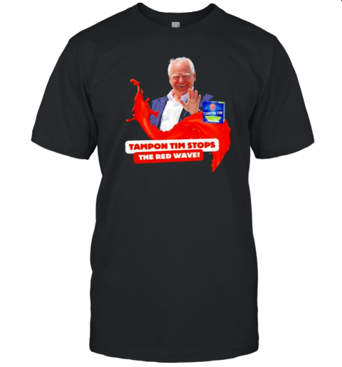 Tampon Tim Stops The Red Wave Walz 2024 T- Classic Men's T-shirt