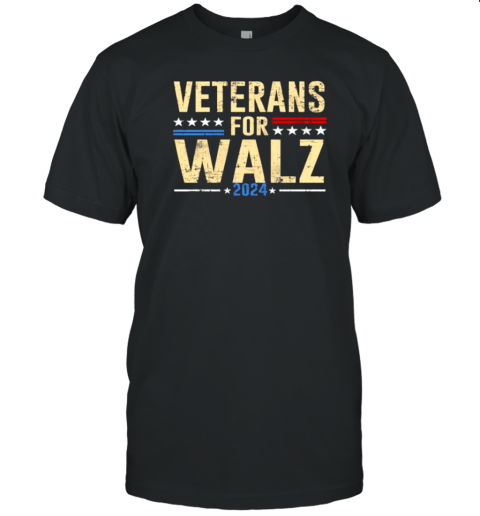 Veterans For Walz 2024 Election T- Classic Men's T-shirt