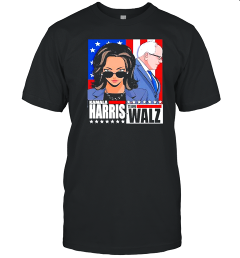 Vote Kamala Harris Tim Walz Democratic Presidential Election 2024 T- Classic Men's T-shirt