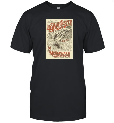 49 Winchester Mishawaka Amphitheatre In Bellvue CO August 10 2024 Poster T- Classic Men's T-shirt