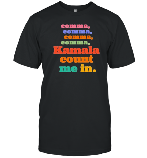 Comma Comma Retro Kamala Count Me In! T- Classic Men's T-shirt