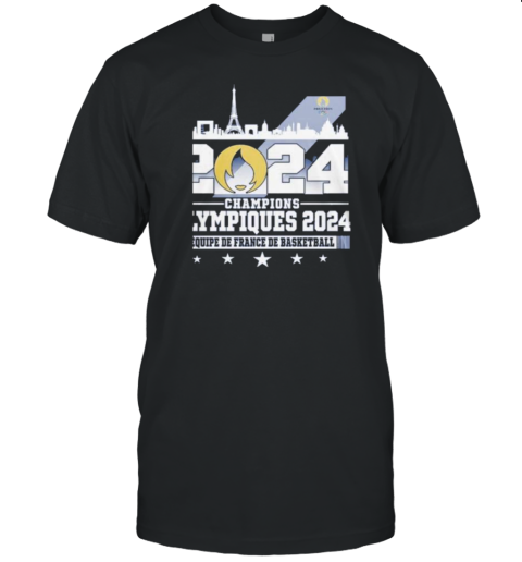 Equipe De France De Basketball Champions Olympiques 2024 T- Classic Men's T-shirt