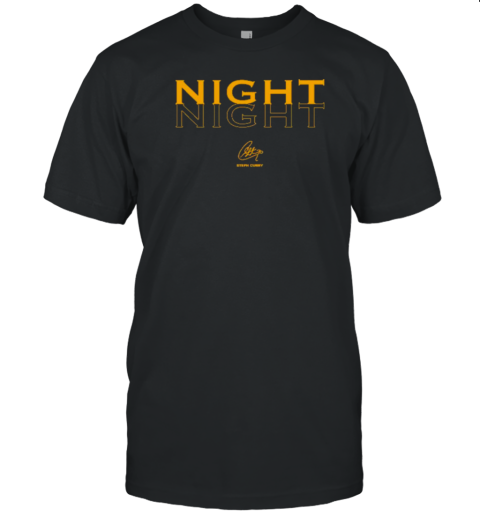 Funny Stephen Curry Night Night Signature T- Classic Men's T-shirt