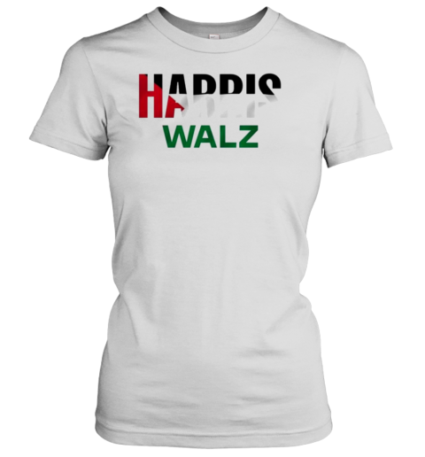 Kamala Harris Tim Walz Palestine Flag 2024 T- Classic Women's T-shirt