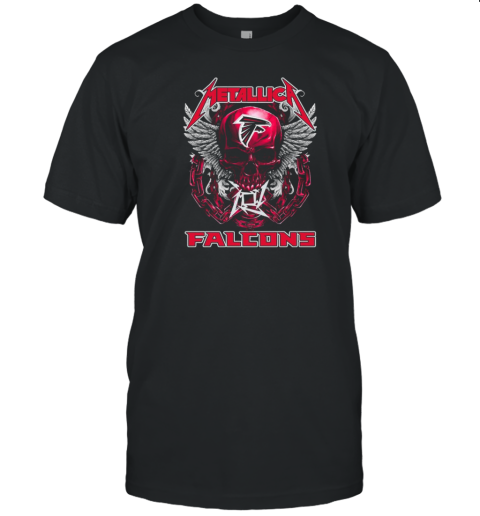 Skull Metallica Atlanta Falcons World Tour 2024 T-Shirt