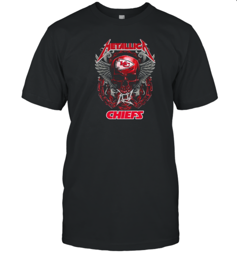 Skull Metallica Kansas City Chiefs World Tour 2024 T- Classic Men's T-shirt