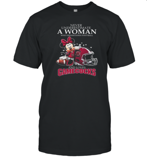 South Carolina Gamecocks Disney Minnie A Women Understanding Football T-Shirt