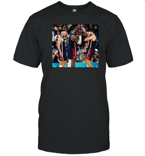 Stephen Curry And Lebron James Night Night Olympic Paris 2024 T- Classic Men's T-shirt