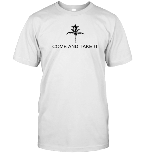 Coconut Tree Come And Take It Harris Walz 2024 T- Classic Men's T-shirt