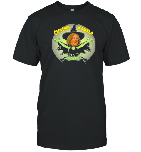 Kamala Harris Cackling Kamala Witch T-Shirt