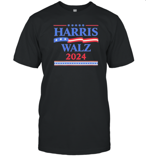 Kamala Harris Tim Walz 2024 Democrat Vp Vice President Political T-Shirt