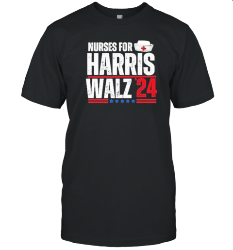 Nurses For Harris Walz 2024 T-Shirt