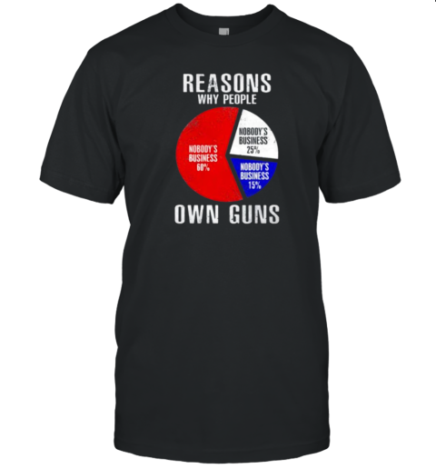 Official Reasons Why People Own Guns T-Shirt