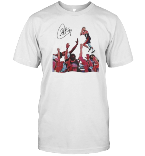 Steph Curry Night Night Pose Olympic Victory USA Vs France Basketball Signature T-Shirt