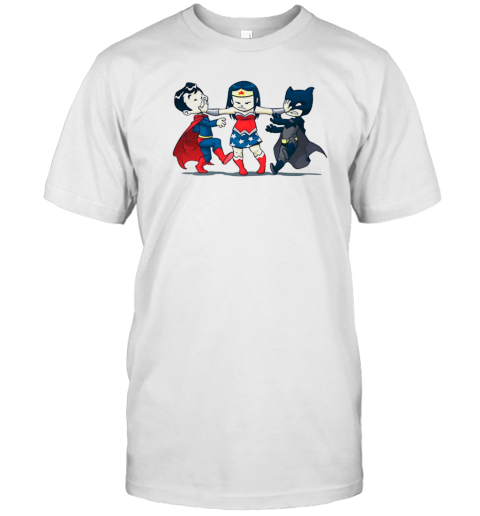 Super Childish Superman Wonder Woman And Batman T-Shirt