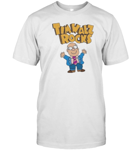 TIM WALZ ROCKS Schoolhouse Rock! HARRIS WALZ 2024 T-Shirt