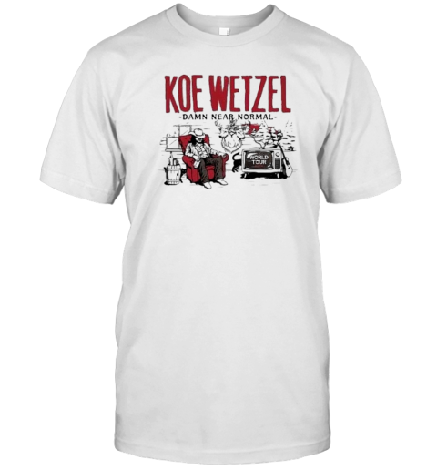 2024 Koe Wetzel Damn Near Normal Tour T-Shirt