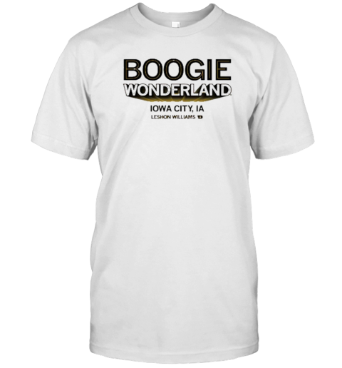 Boogie Wonderland Iowa City, Ia Leshon Williams T-Shirt