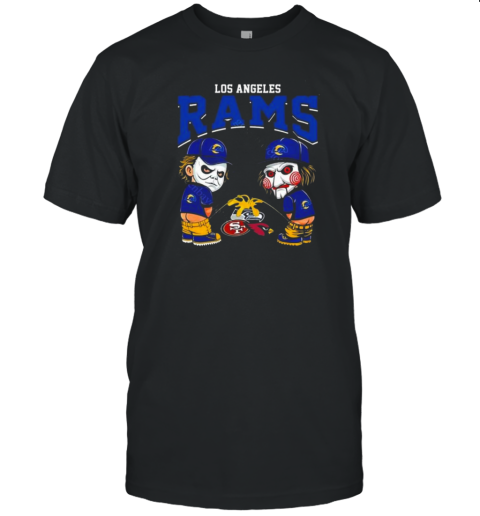 Los Angeles Rams NFL Halloween Peeing T-Shirt