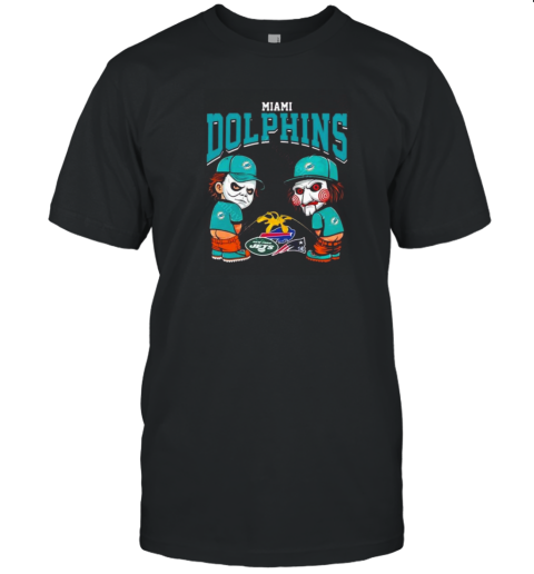 Miami Dolphins NFL Halloween Peeing T-Shirt