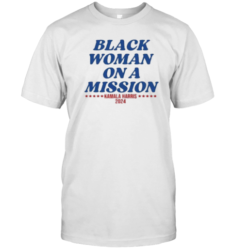 Official Black Woman On A Mission Kamala Harris 2024 T- Classic Men's T-shirt