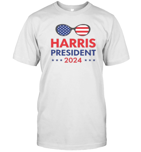 Official Cool Glasses Harris President 2024 T-Shirt